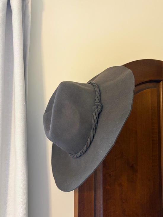Urban Outfitters Accessories - Urban Outfitters Gray Wide-Brim Fedora Hat